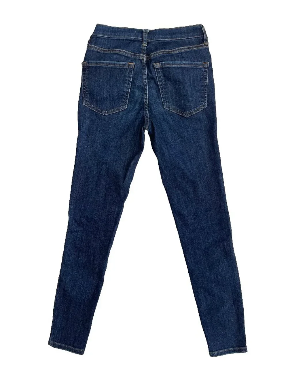 Free People Distressed Skinny Jeans Dark Wash Size 25